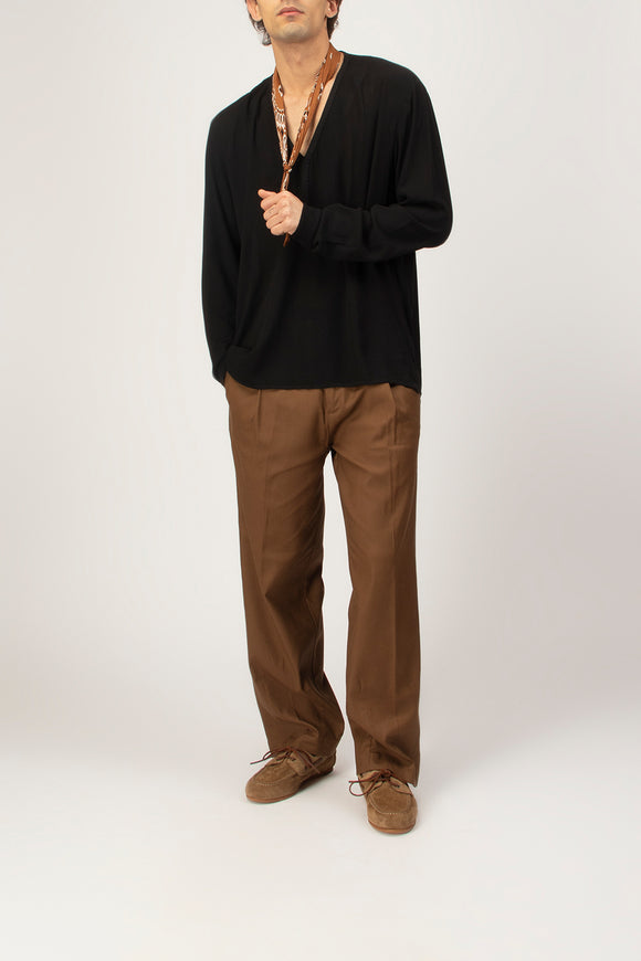  Pantalone Tubo Officina 36 Uomo Marrone - 3