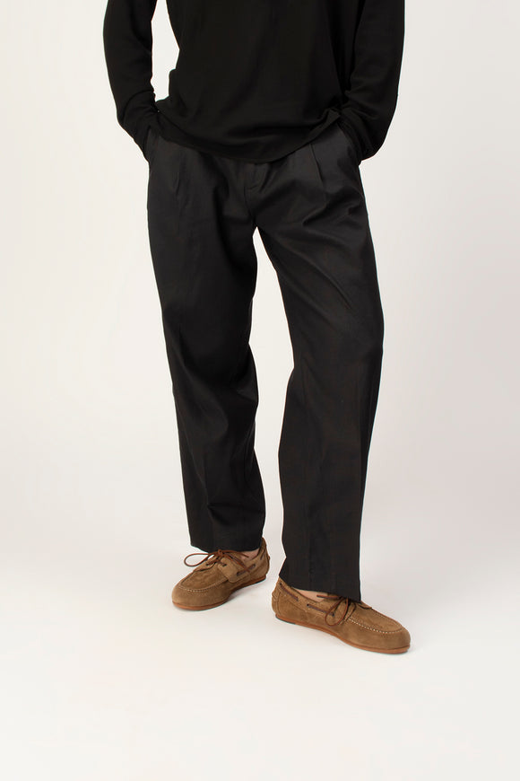  Pantalone Tubo Officina 36 Uomo Nero - 1