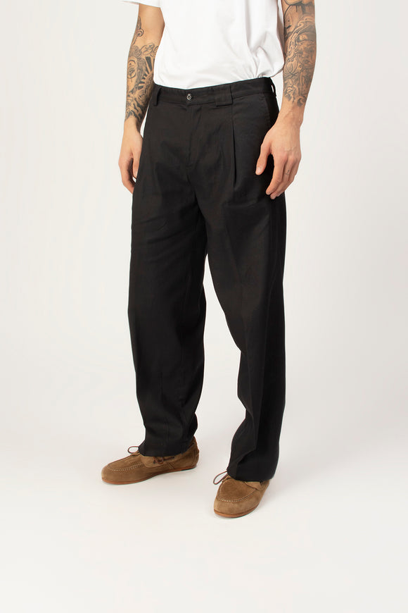  Pantalone Tubo Officina 36 Uomo Nero - 4
