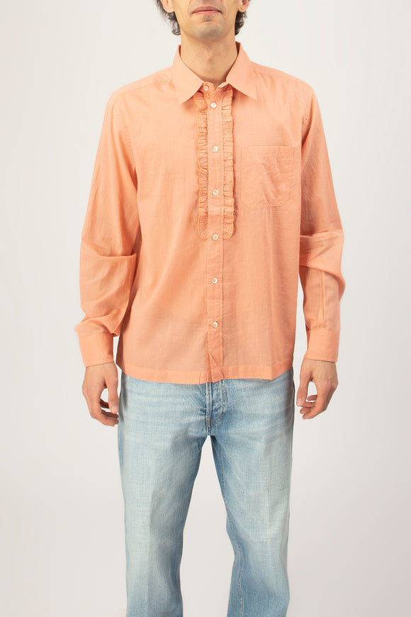  Camicia Angela Jabot Antik Batik Uomo Arancione - 2