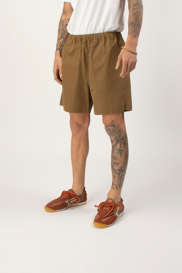 Bermuda Fatigue Tecnico Grifoni Uomo Beige - 4