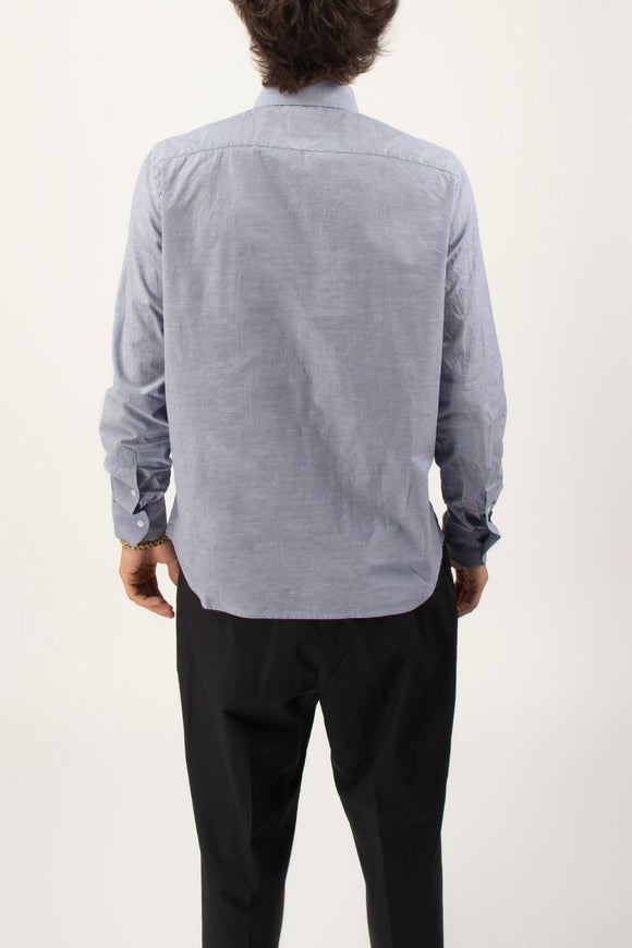  Camicia A Polo In Mussola Guy Rover Uomo Azzurro - 5