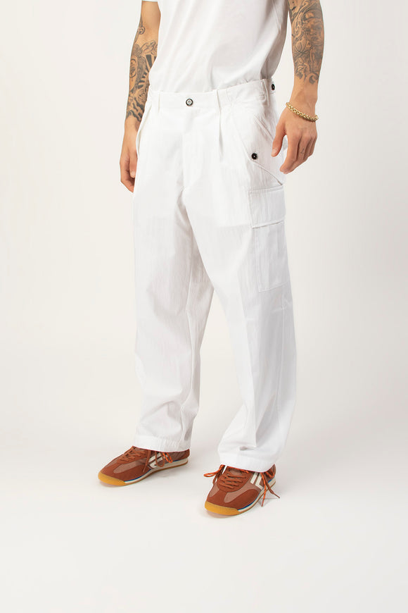  Pantalone Kyoto Cargo Be Able Uomo Bianco - 4