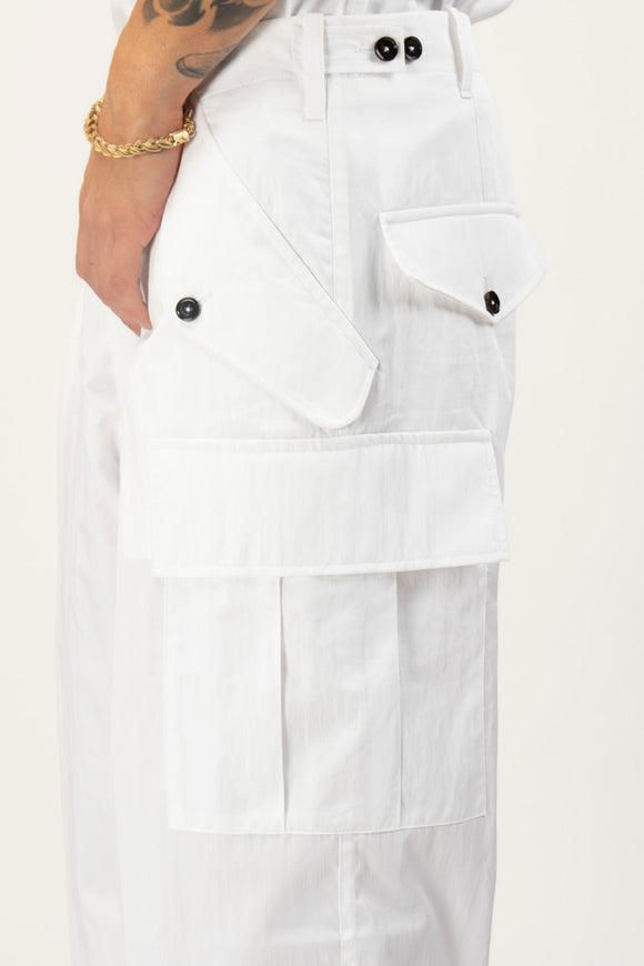  Pantalone Kyoto Cargo Be Able Uomo Bianco - 6