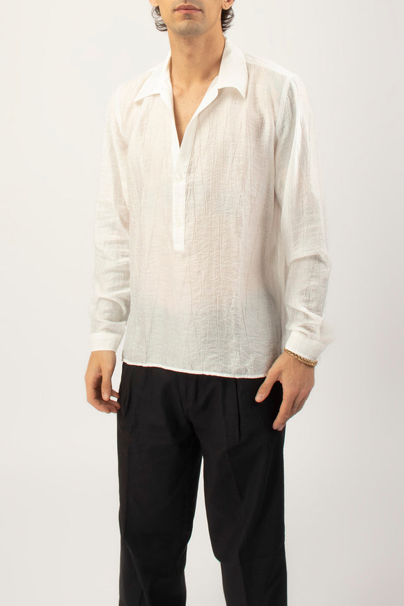  Camicia A Polo Onda Officina 36 Uomo Bianco - 4