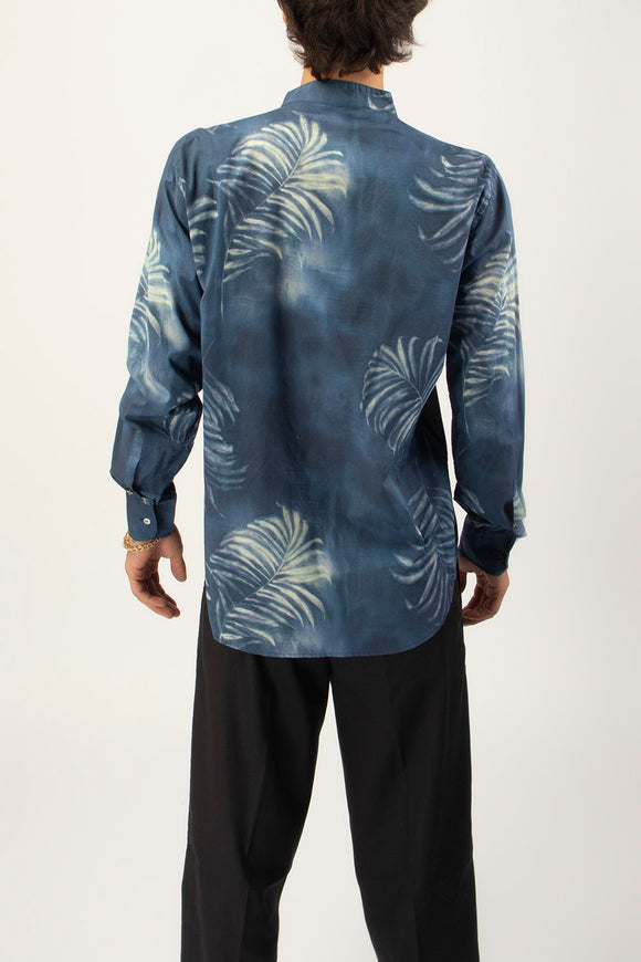  Caftano Coreana Palma Officina 36 Uomo Blu - 5