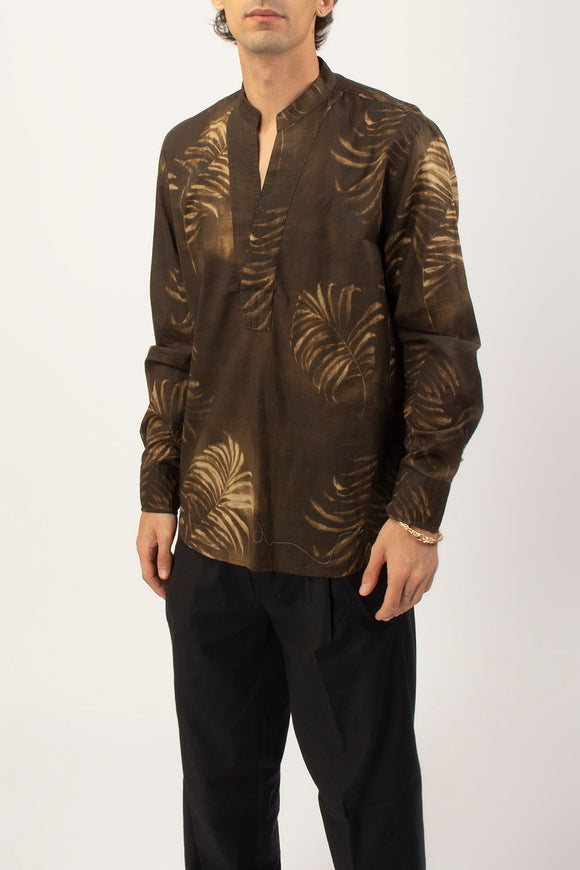  Caftano Coreana Palma Officina 36 Uomo Marrone - 4
