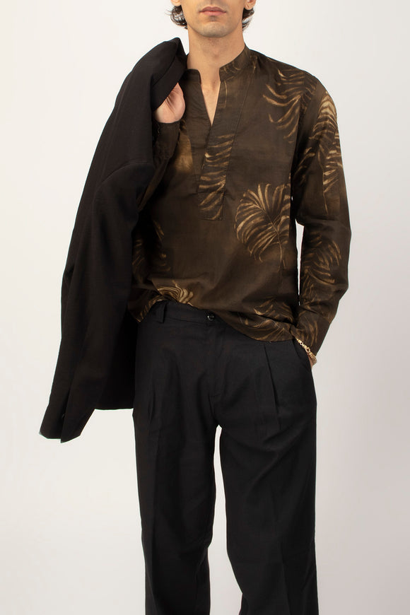  Caftano Coreana Palma Officina 36 Uomo Marrone - 1