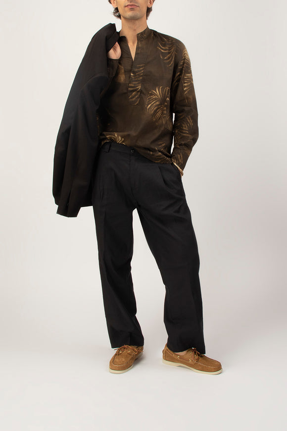  Caftano Coreana Palma Officina 36 Uomo Marrone - 3
