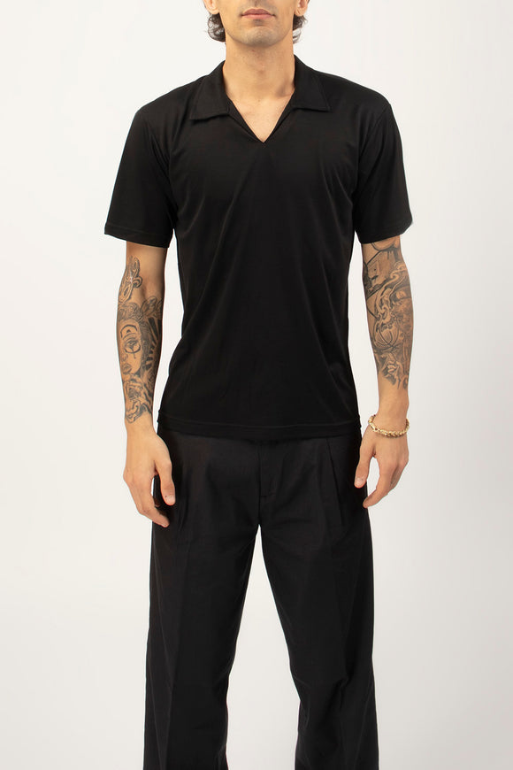  Polo Tencel Officina 36 Uomo Nero - 1