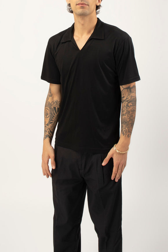  Polo Tencel Officina 36 Uomo Nero - 2