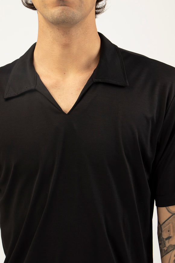  Polo Tencel Officina 36 Uomo Nero - 4