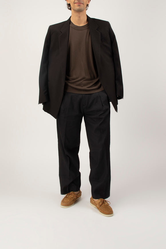  T-shirt Sottogiacca In Maglia Officina 36 Uomo Marrone - 3