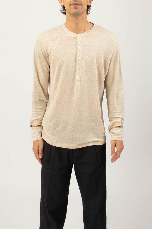  Serafino In Canapa Ciano Uomo Beige - 2