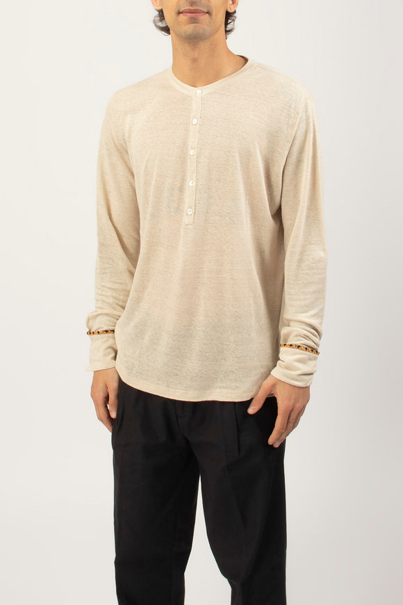  Serafino In Canapa Ciano Uomo Beige - 4
