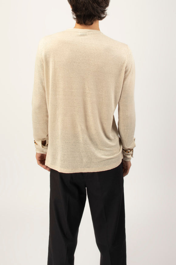  Serafino In Canapa Ciano Uomo Beige - 5