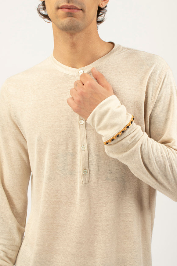  Serafino In Canapa Ciano Uomo Beige - 6