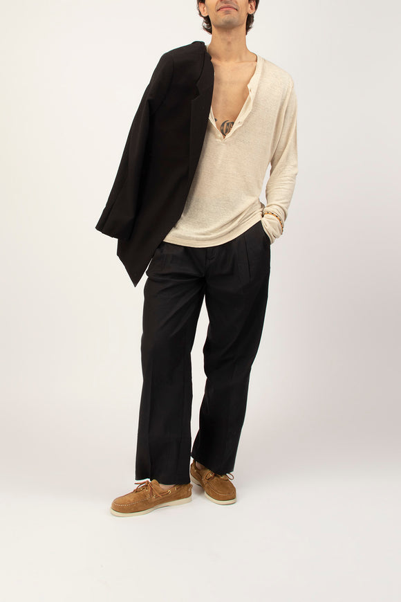  Serafino In Canapa Ciano Uomo Beige - 3