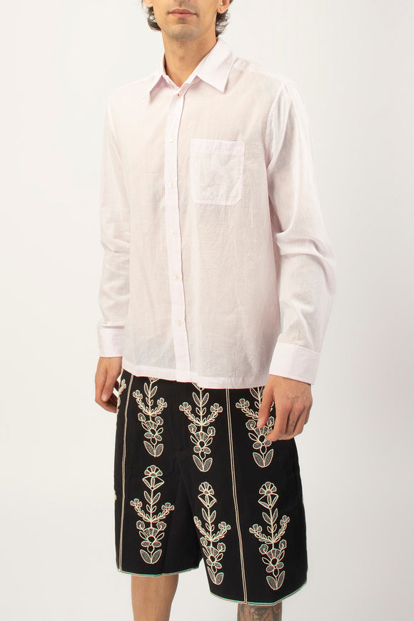  Camicia Robin In Mussola Antik Batik Uomo Rosa - 4