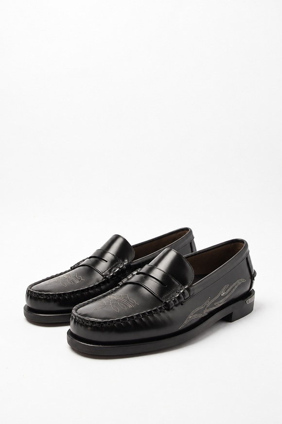  Mocassino Dan El Paso Sebago Uomo Nero - 3