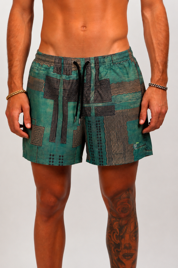  Boxer Mare Giza Euc Tooco Uomo Verde - 1