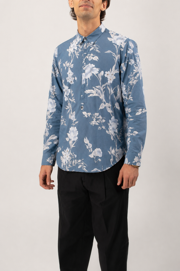  Caftano Giglio Pelinga Uomo Azzurro - 4