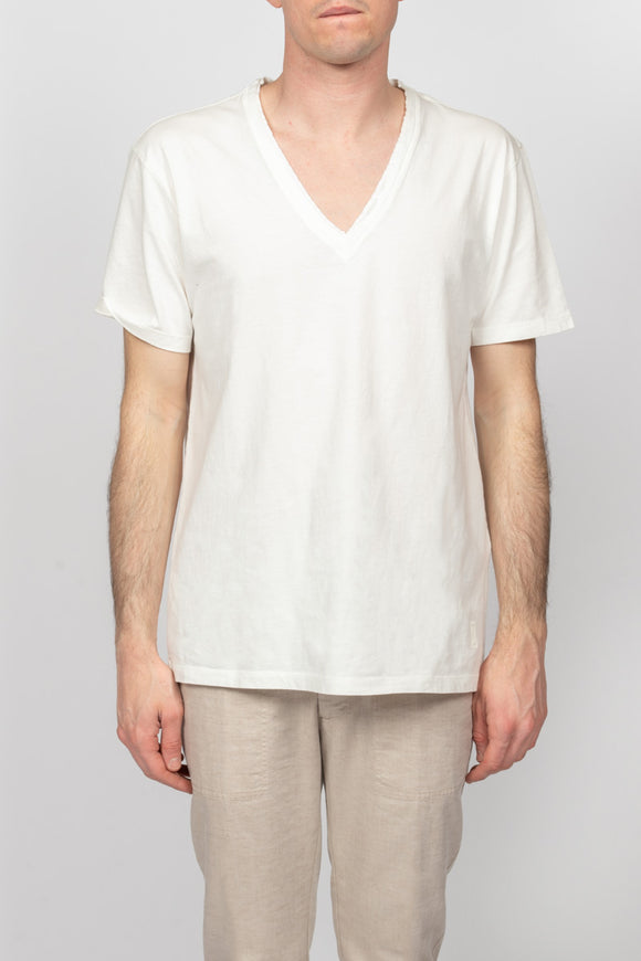  T-shirt A V Grifoni Uomo Bianco - 2