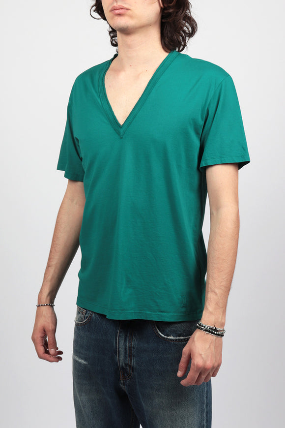  T-shirt A V Grifoni Uomo Verde - 3