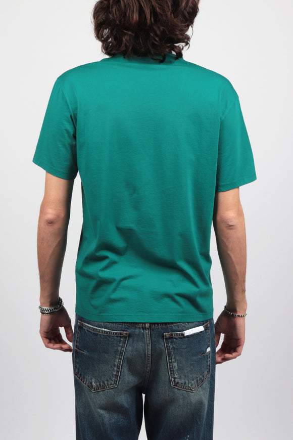  T-shirt A V Grifoni Uomo Verde - 4
